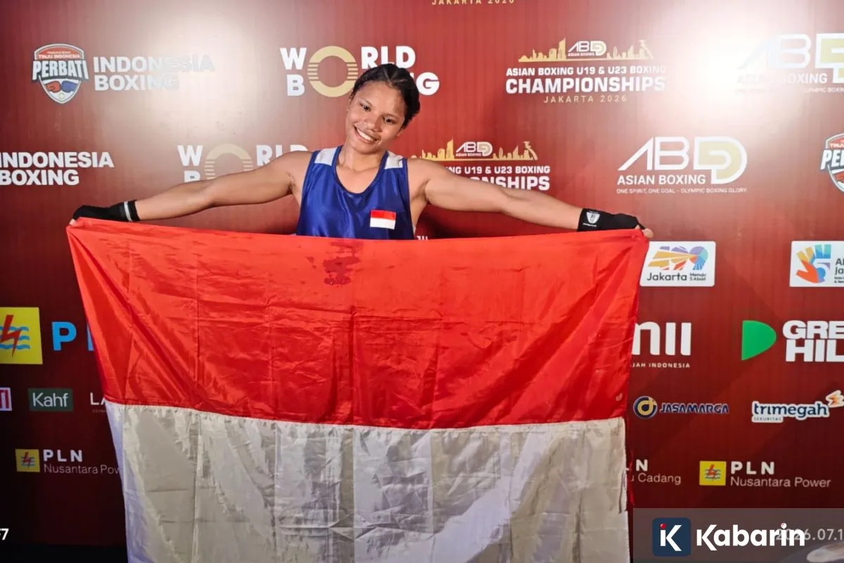 Anggie Intania Persembahkan Emas Pertama Indonesia di Asian Boxing U19 dan U23 2026